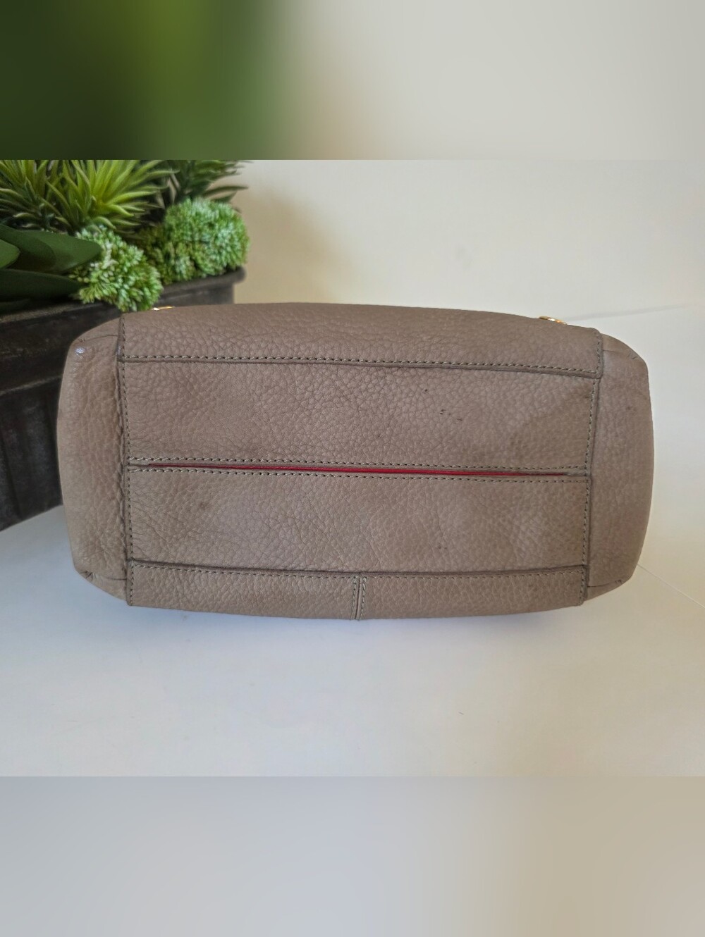 Hammitt Daniel Small Crossbody Vintage 2021 Collection Taupe Greige Leather - Picture 14 of 16